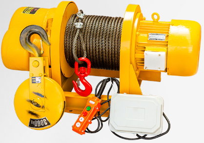 重型鋼絲繩一字型卷揚機