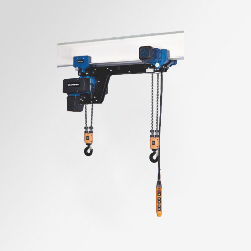 冠航歐式電動環(huán)鏈葫蘆(雙鉤)
