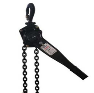 林場工人用冠航牌手扳葫蘆捆綁固定木材